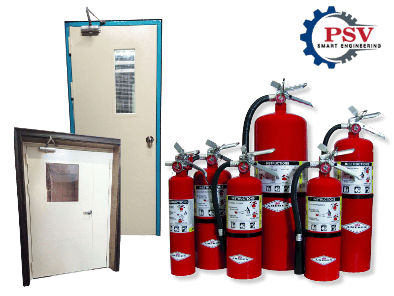 ผู้ผลิต นำเข้า จำหน่ายประตูหนีไฟ อุปกรณ์ดับเพลิง